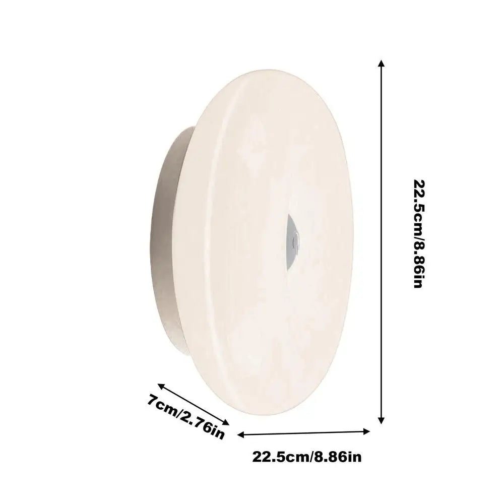 Ring-Shape Wall Lamp | 3-Level Brightness, Remote & Touch Wall Lamp Axl White