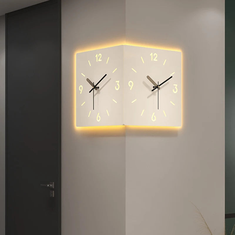 Modern Silent Large Square Wall Clock – Home & Office Décor Wall Clock Axl Lighting Style 30x30CM