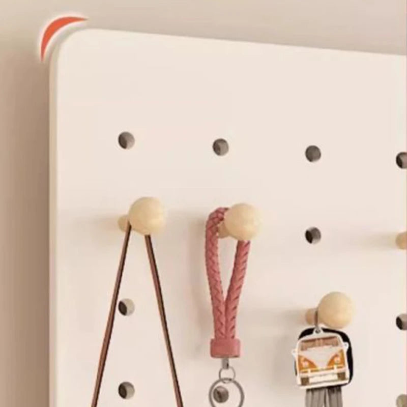 Nordic Storage Rack with Mirror – Entryway & Living Room Shelf Entryway Storage Rack Axl