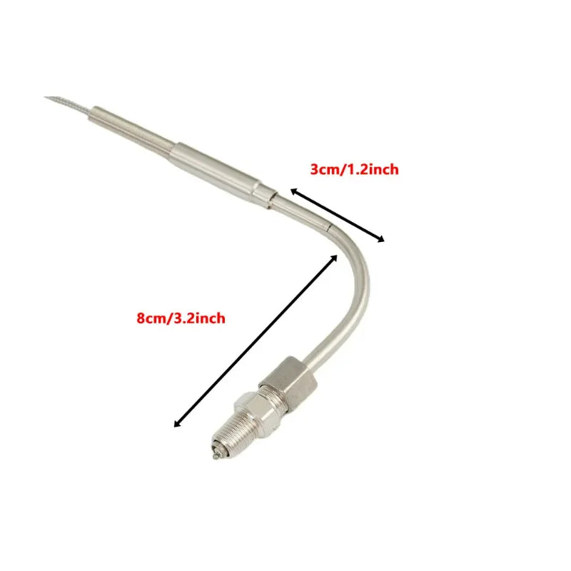 K-Type Thermocouple Probe 1M | 1250°C Stainless Steel EGT Sensor Temperature Sensor Probe Axl