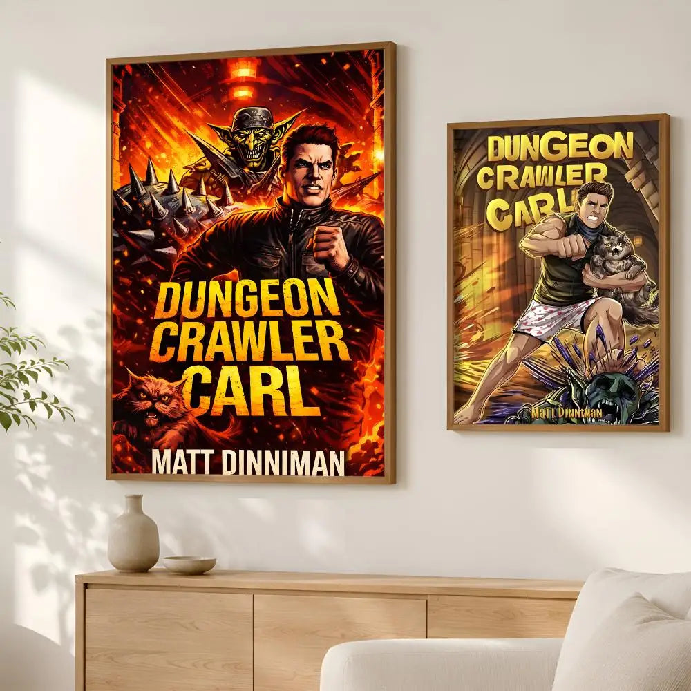 Dungeon Crawler Carl Poster – Self-Stick HD Waterproof Wall Art Wall Art Poster Axl