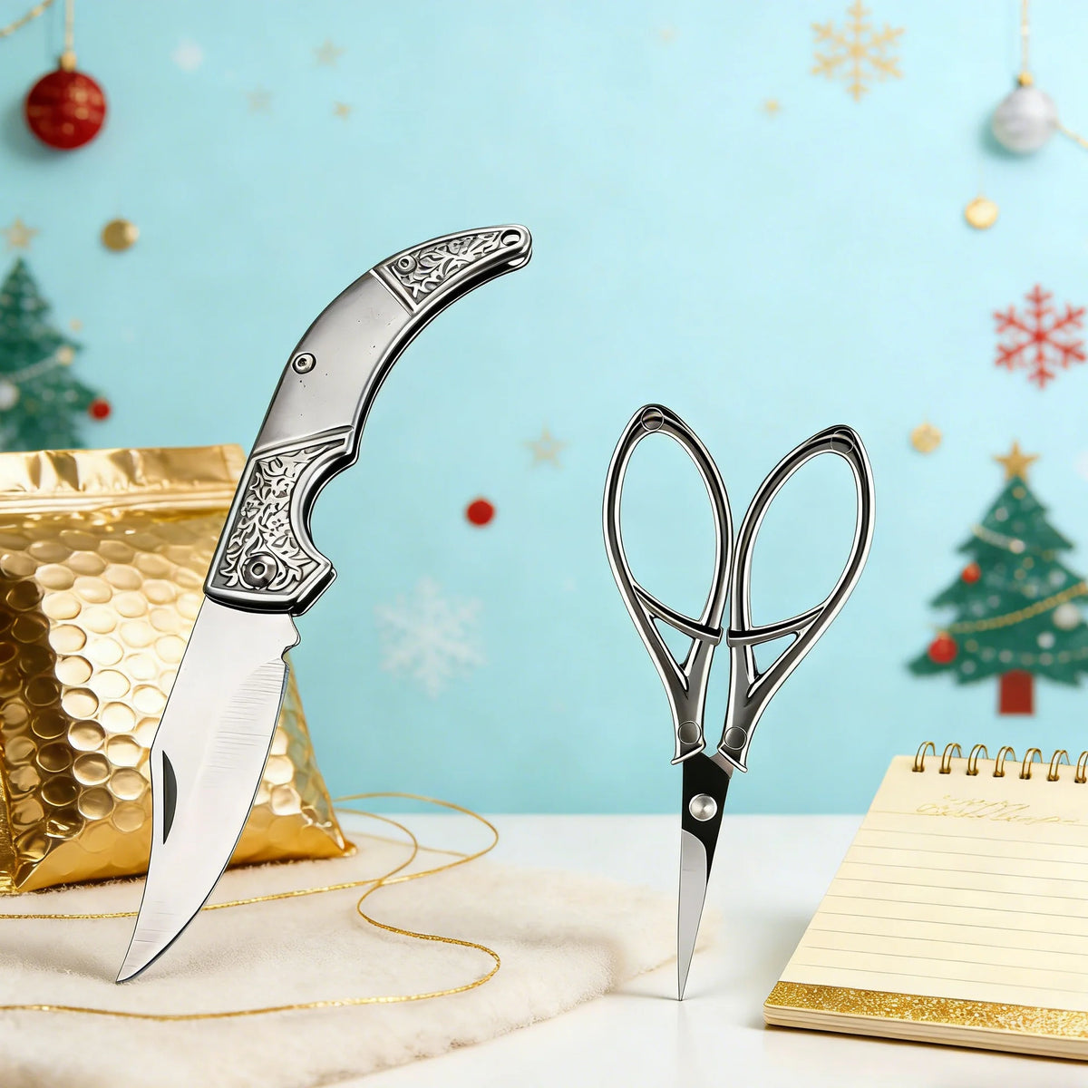 Folding Utility Knife & Embroidery Scissors – EDC Carry Tool Folding Utility Knife Axl