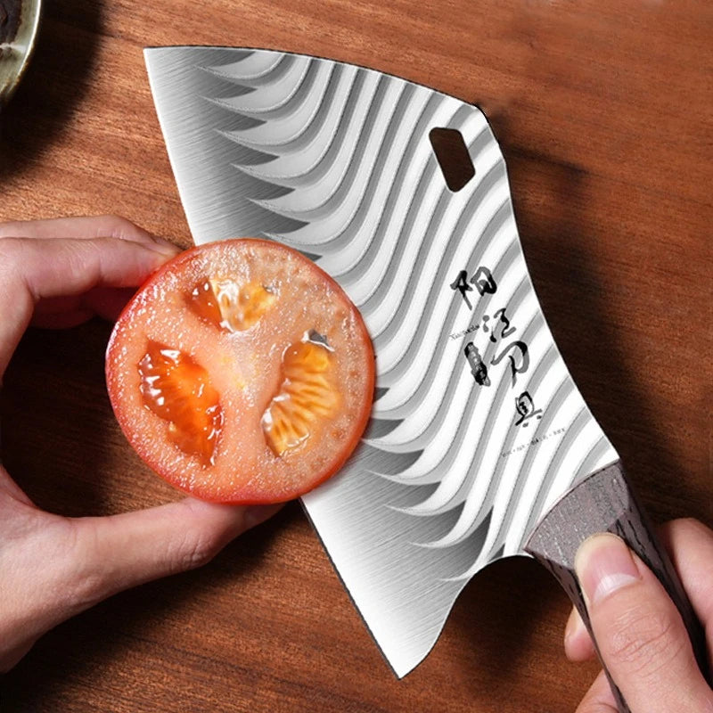 PLYS Forged Chef's Slicing Knife – Sharp Stainless Steel Blade Chef's Slicing Knife Axl