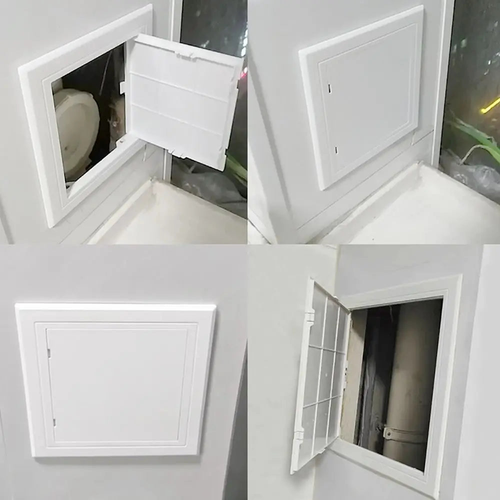 White ABS Access Panel Door – Hinged Inspection Hatch Cover Access Panel Door Axl