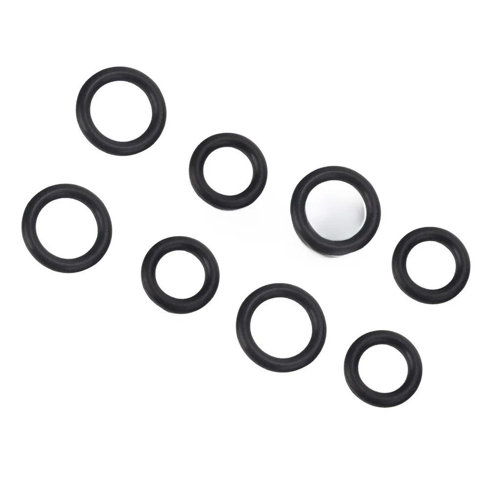 10-Pack Black FKM Rubber O-Rings – High-Temp Sealing Gaskets Sealing O-Ring Kit Axl
