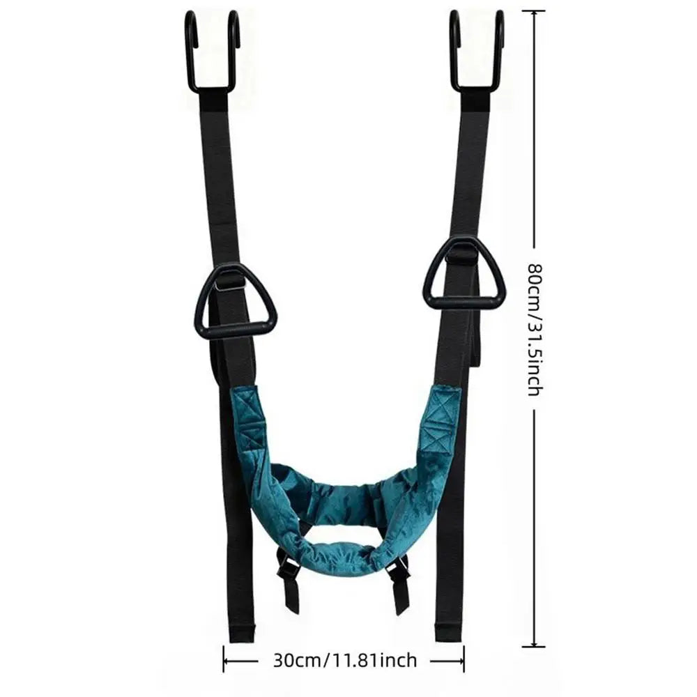 Cervical Neck Traction Belt | Adjustable Neck Stretcher Device Neck Traction Device Axl Black