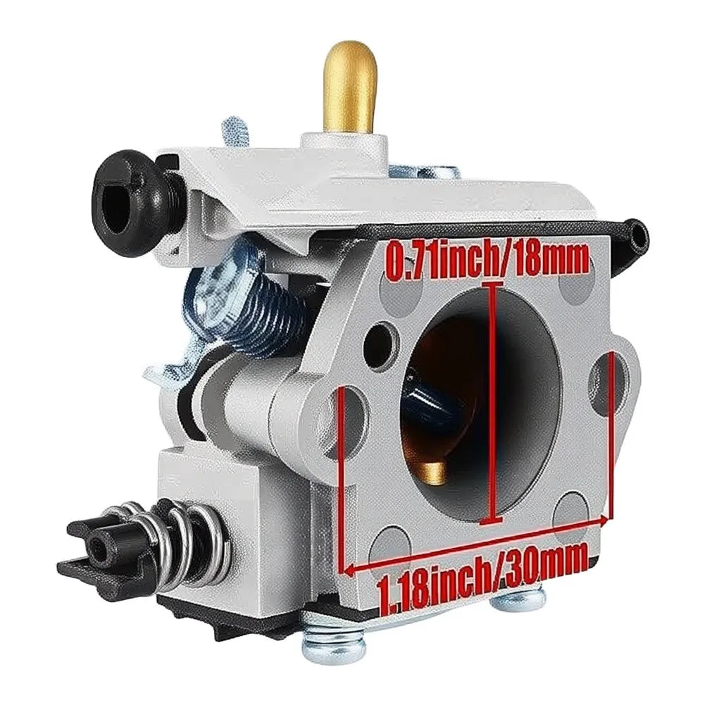 Carburetor Kit for Stihl 024 026 MS240 MS260 – 10-Piece Set Chainsaw Carburetor Kit Axl