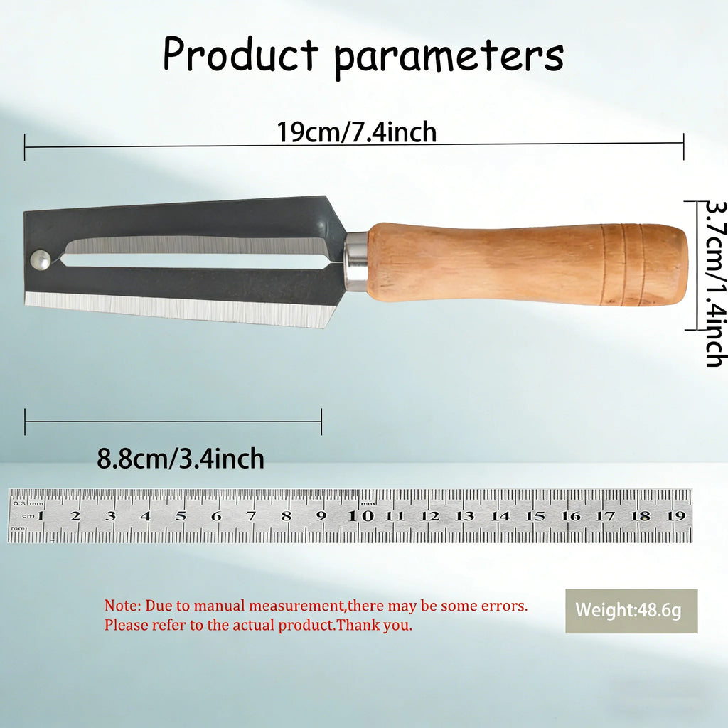 Sugarcane Peeler Knife – Stainless Steel Fruit & Veg Tool Fruit Peeler Knife Axl