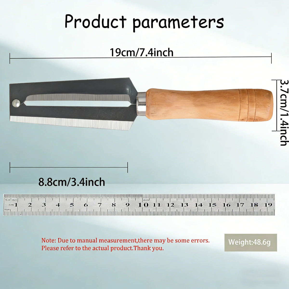 Sugarcane Peeler Knife – Stainless Steel Fruit & Veg Tool Fruit Peeler Knife Axl