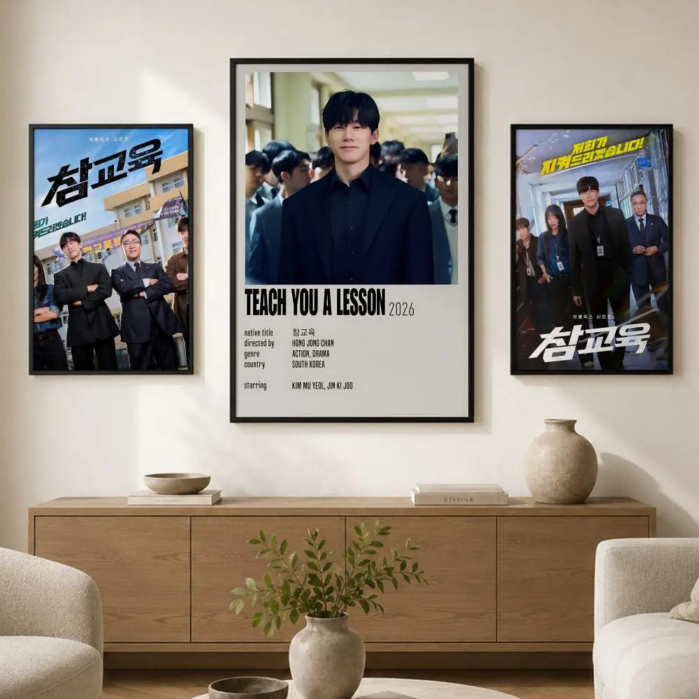 Waterproof Self-Adhesive Wall Art Poster – Modern Home Decor Decorative Wall Poster Axl