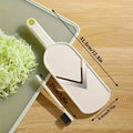 Multi-Functional Vegetable Slicer Grater & Cabbage Shredder Vegetable Grater Slicer Axl 1pc with brush
