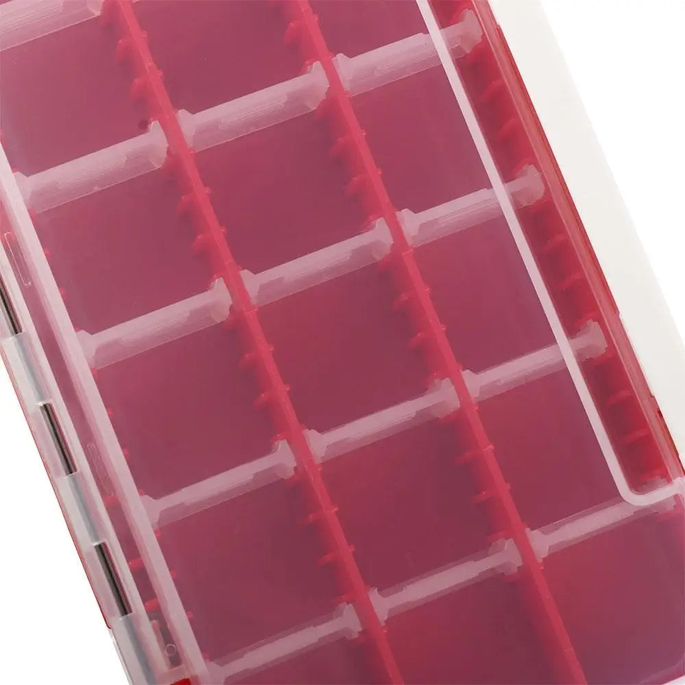 2-Layer Fishing Lure & Jig Head Bait Storage Box with Sponge Fishing Tackle Box Axl