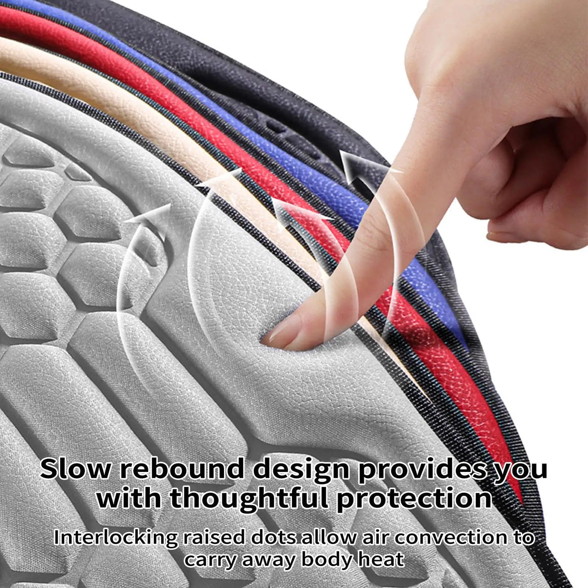 Ice Silk Cooling Car Seat Cushion – Fits SUV, Truck & Sedan Car Seat Cushion Axl
