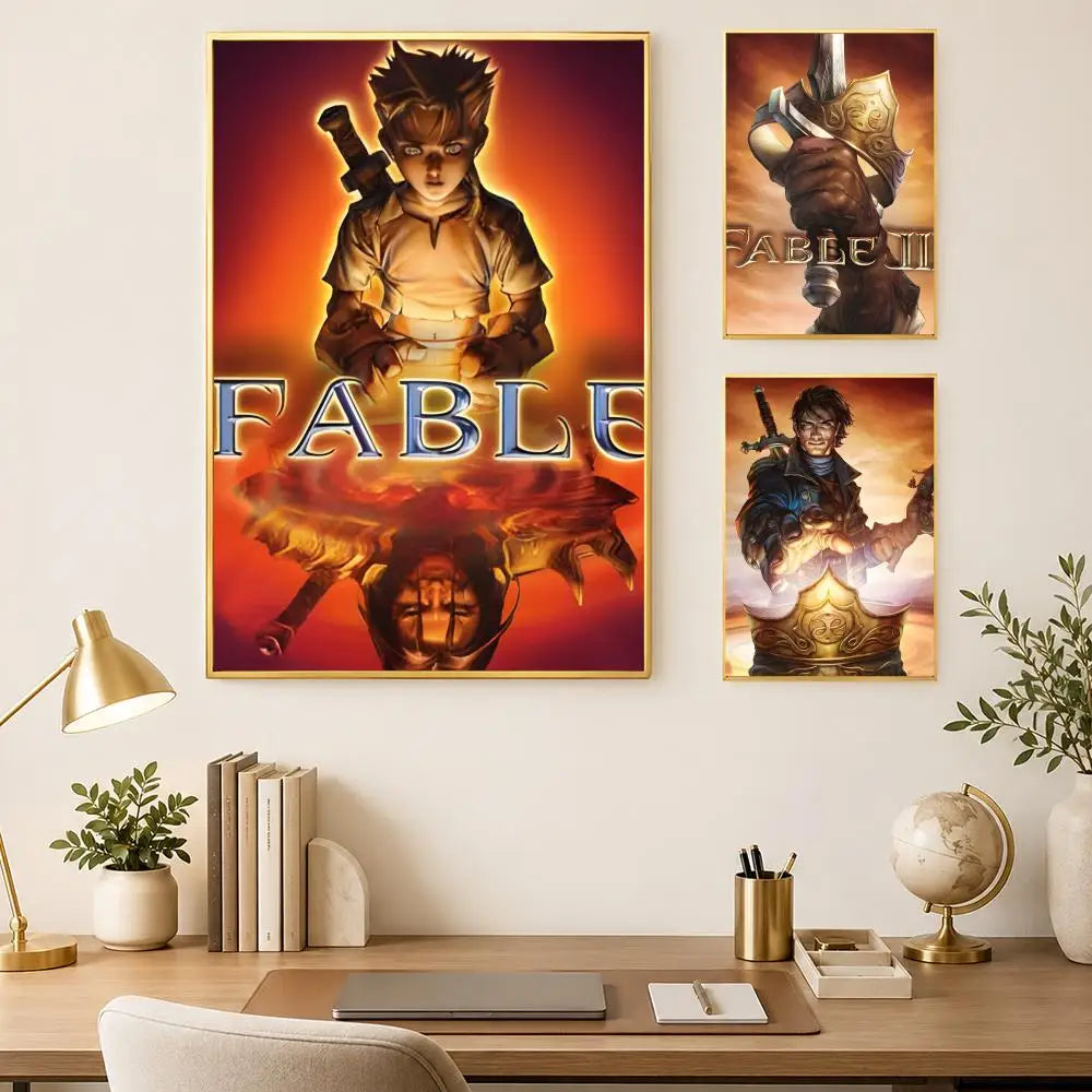 Fable Game HD PVC Self-Stick Wall Art Poster – Waterproof Decor Wall Art Poster Axl
