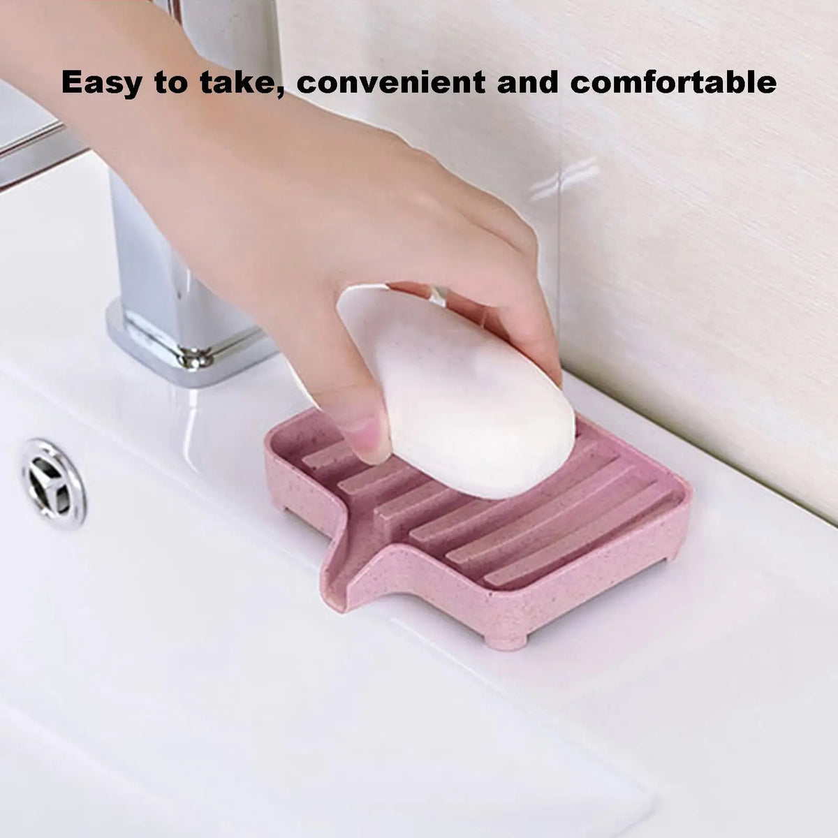 Drain Soap Dish & Sponge Holder Tray – Kitchen & Bathroom Soap Dish Tray Axl