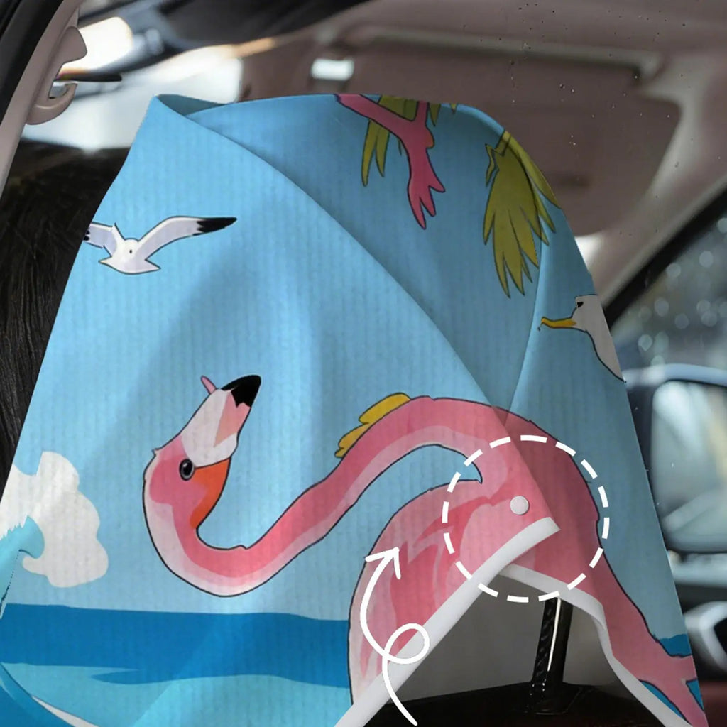 2-in-1 Microfiber Car Seat Cover & Towel for SUV, Gym & Beach Car Seat Cover Axl