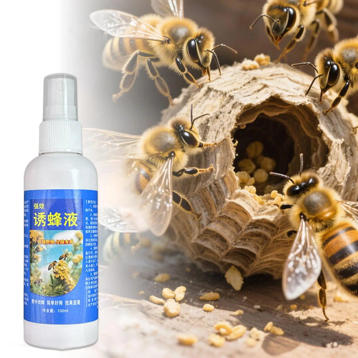 Bee Attractant Swarm Lure Spray 100ml – Garden & Outdoor Bee Attractant Spray Axl