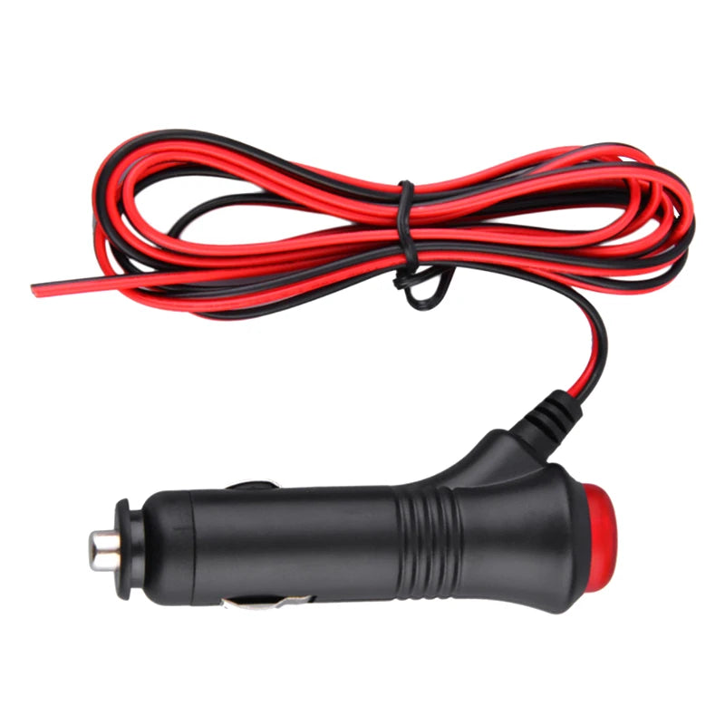 12/24V Car Cigarette Socket Plug Connector Cable & On/Off Switch Car Power Connector Axl