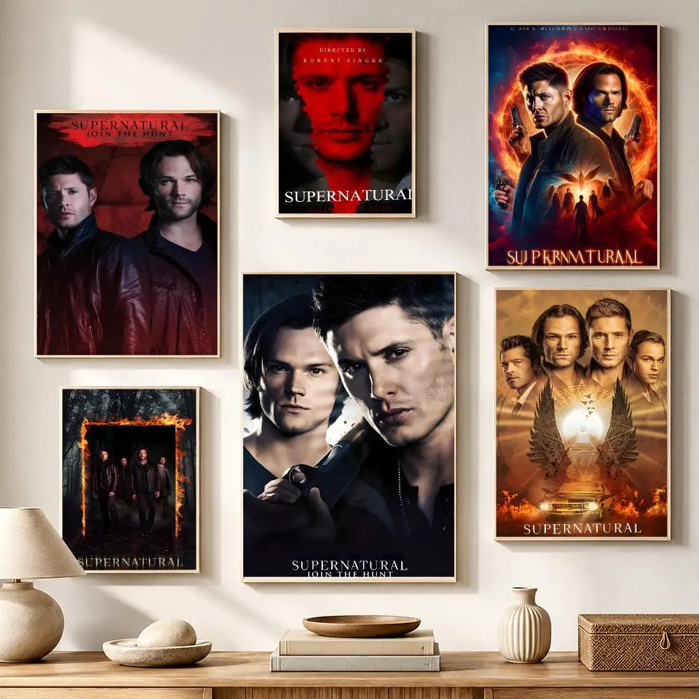 Supernatural TV Series HD Waterproof Poster Stickers Decorative Stickers Axl