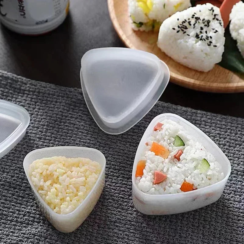 Onigiri Rice Ball Mould Set – Triangle & Shape Sushi Maker Sushi Rice Mould Axl