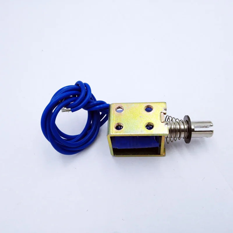 DC 12V/24V Pull Electromagnet TAU-0520 – 10mm Travel 400g Pull Solenoid Electromagnet Axl