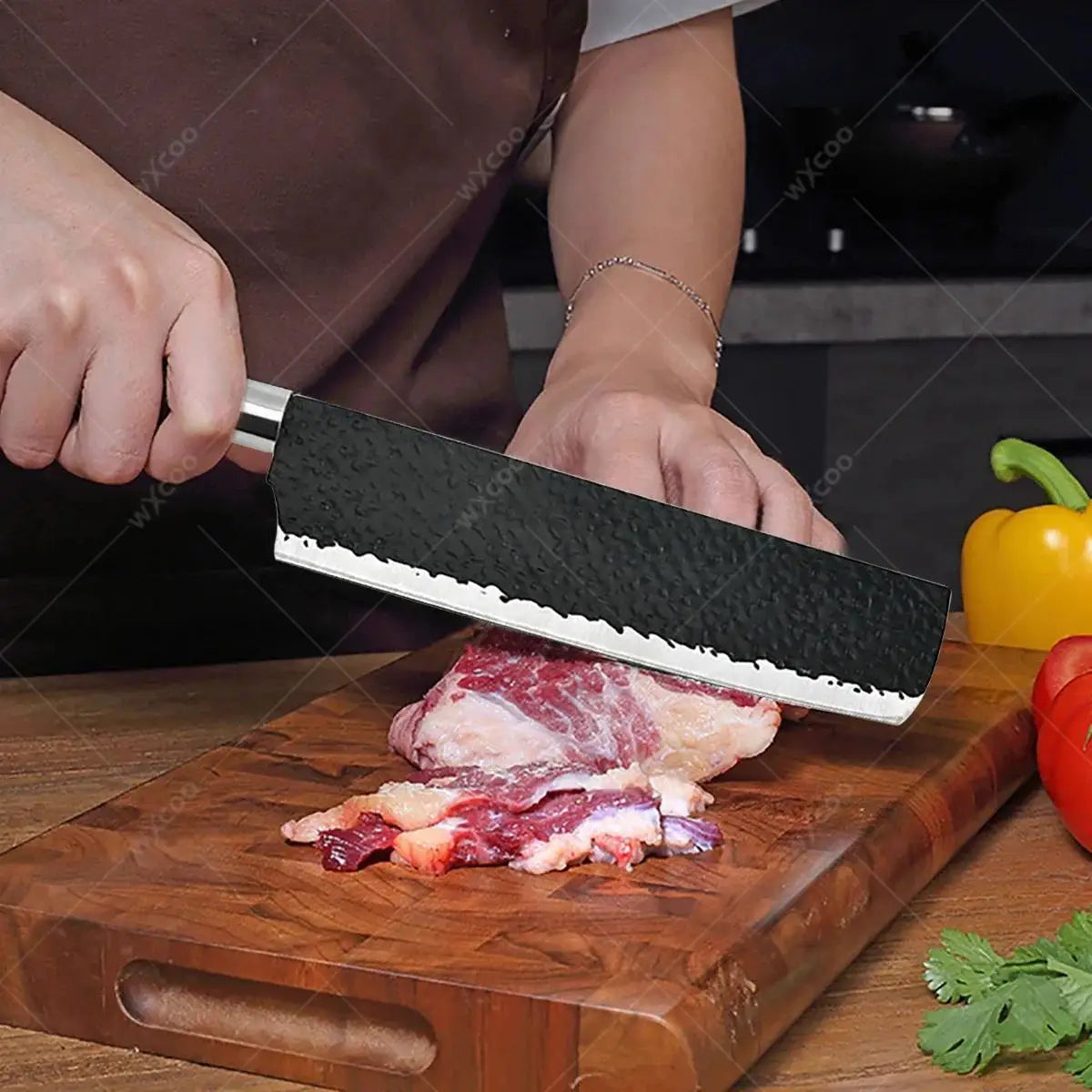 WXCOO 6-7 Piece Kitchen Knife Set | Stainless Steel Chef Knives Kitchen Knife Set Axl