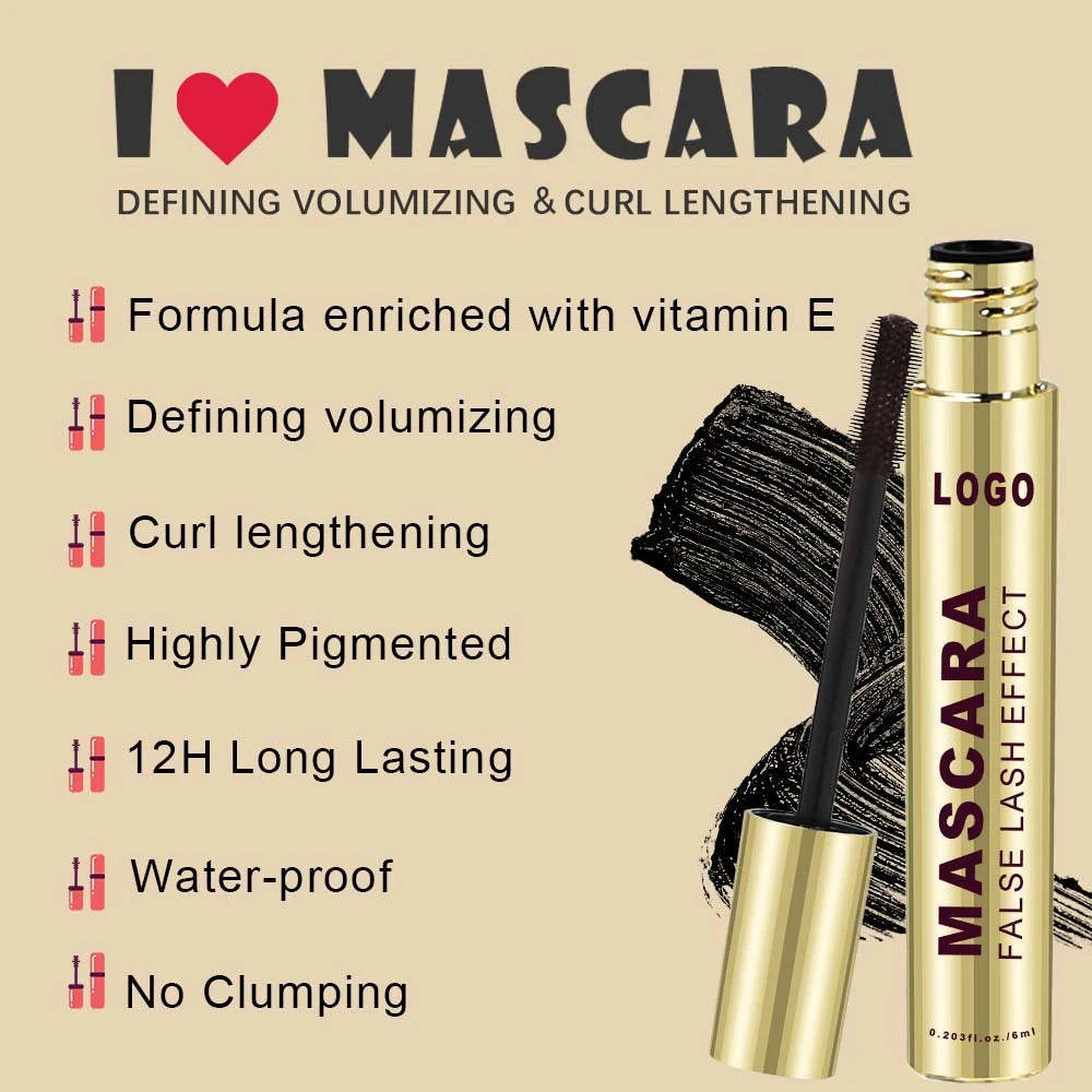 Waterproof Lengthening Brown Mascara – Vegan Private Label Mascara Axl