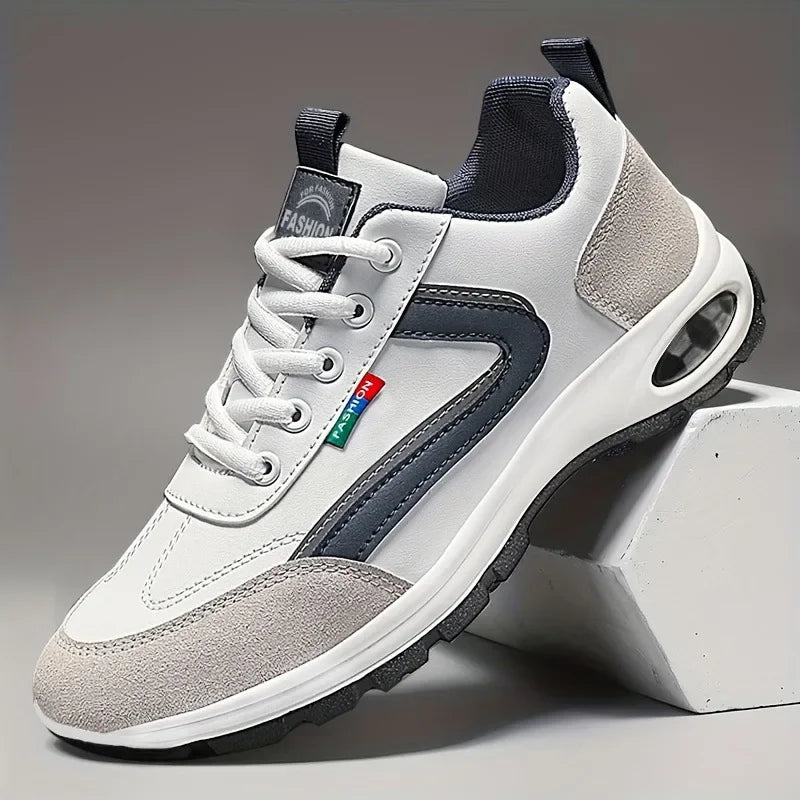 Men's Breathable Mesh Casual Sneakers – Lace-Up Walking Shoes Casual Sneakers Axl