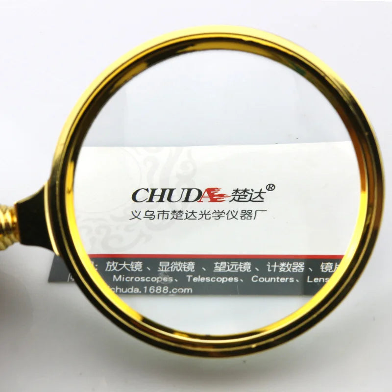 Gold Magnifying Glass Loupe – High Magnification & Keychain Magnifying Glass Loupe Axl
