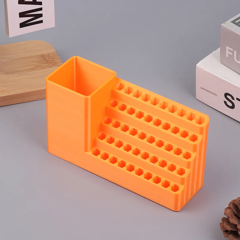Drill Bit Organizer 20/50 Hole Screwdriver Bit Holder Stand Drill Bit Organizer Axl 50 holes