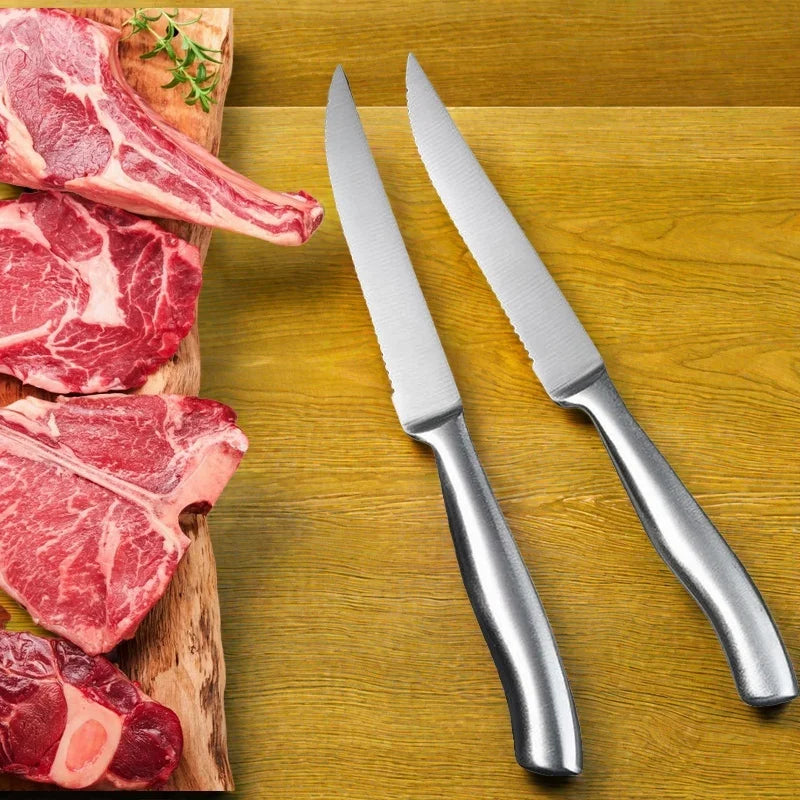 Stainless Steel Steak Knife Set – 4, 6 & 8 Pcs Serrated Steak Knife Set Axl