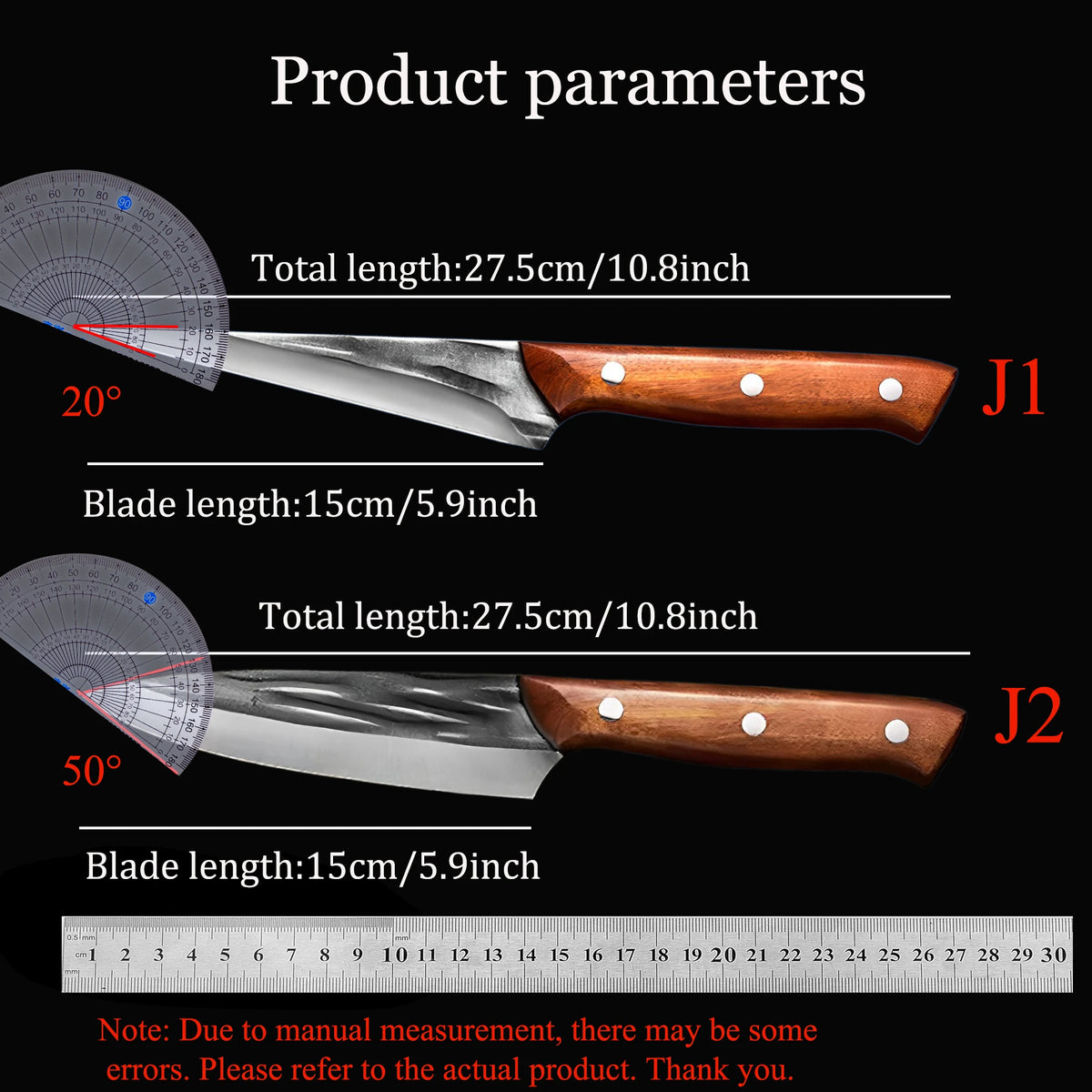 Handmade Forged Boning Knife with Wooden Handle | Kitchen Knife Boning Kitchen Knife Axl
