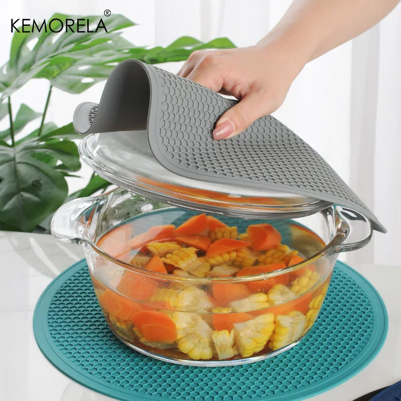 30cm Silicone Placemat – Honeycomb Nonslip Heat-Resistant Mat Silicone Table Mat Axl