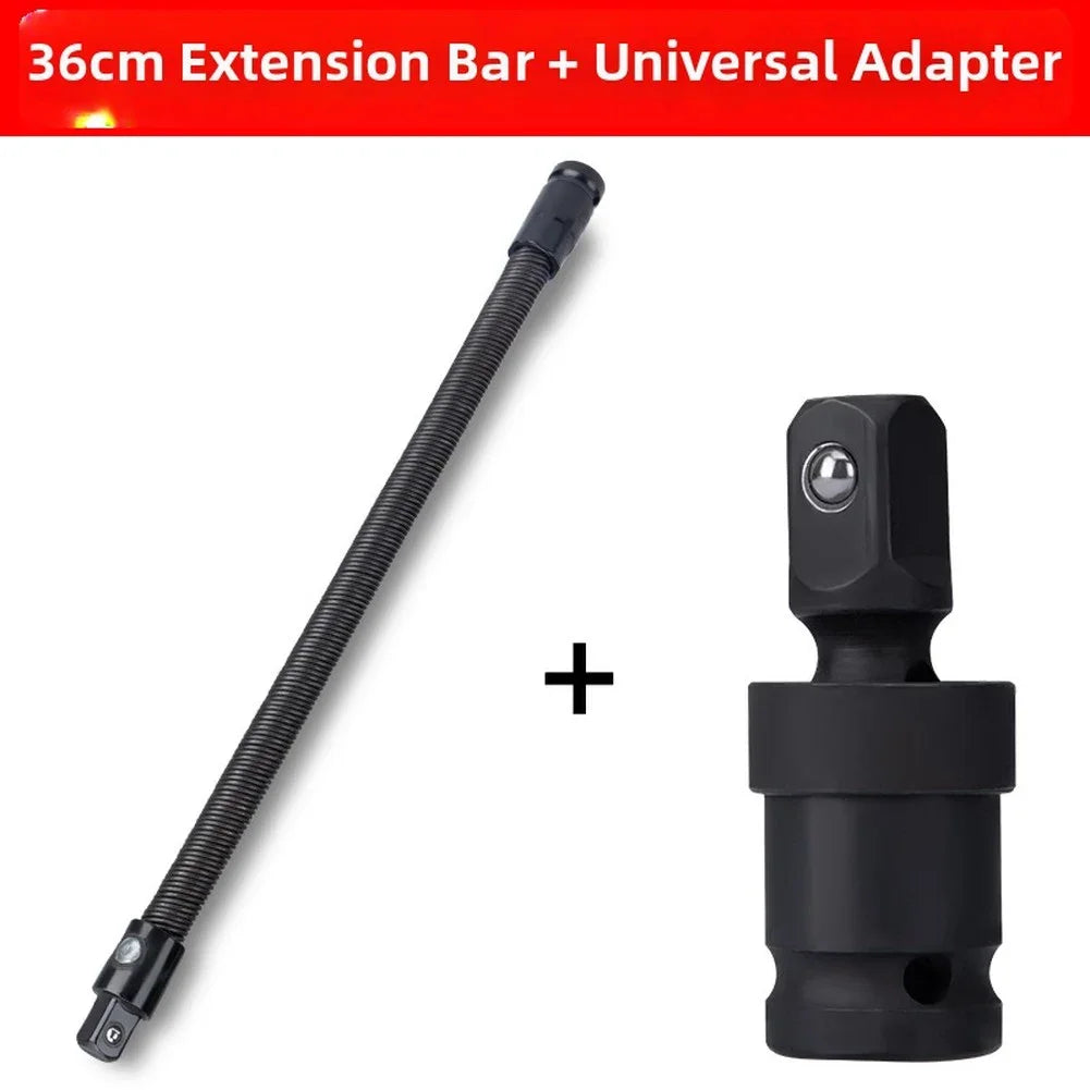 Flexible Socket Extension Bar with Air Joint – 10 & 14 Inch Socket Extension Bar Axl 350MM China Mainland
