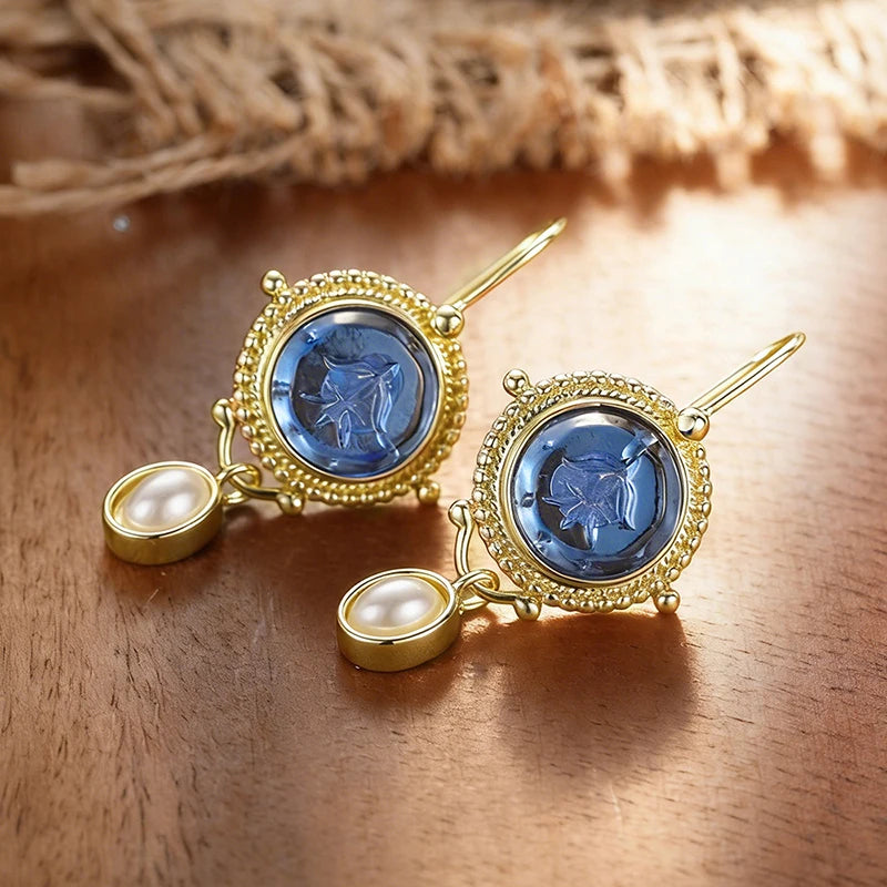 Huitan Vintage Pearl Drop Earrings – Bohemian Women's Jewelry Drop Earrings Axl