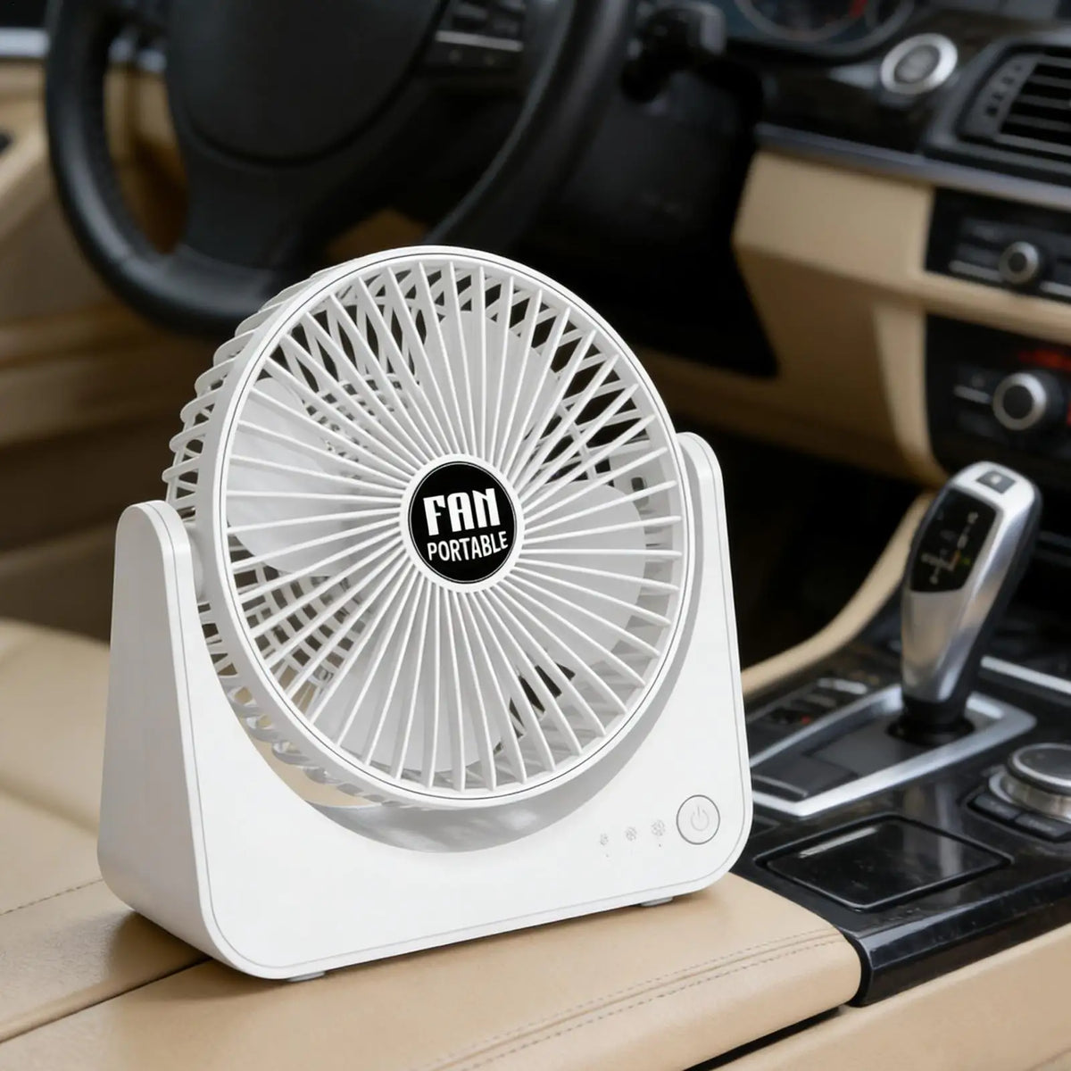 USB Rechargeable Mini Desk Fan – 3-Speed Quiet Table Fan Mini Desk Fan Axl