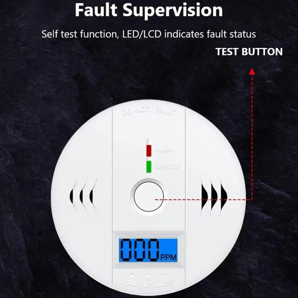 Carbon Monoxide Alarm Digital Display CO Detector for Home CO Detector Alarm Axl
