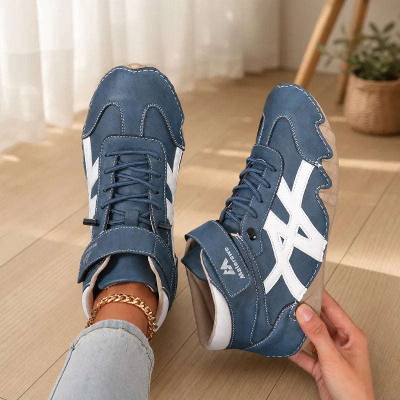 ZULIWAGN Women's Flat Sneakers – Lightweight Casual Trainers Women's Flat Sneakers Axl