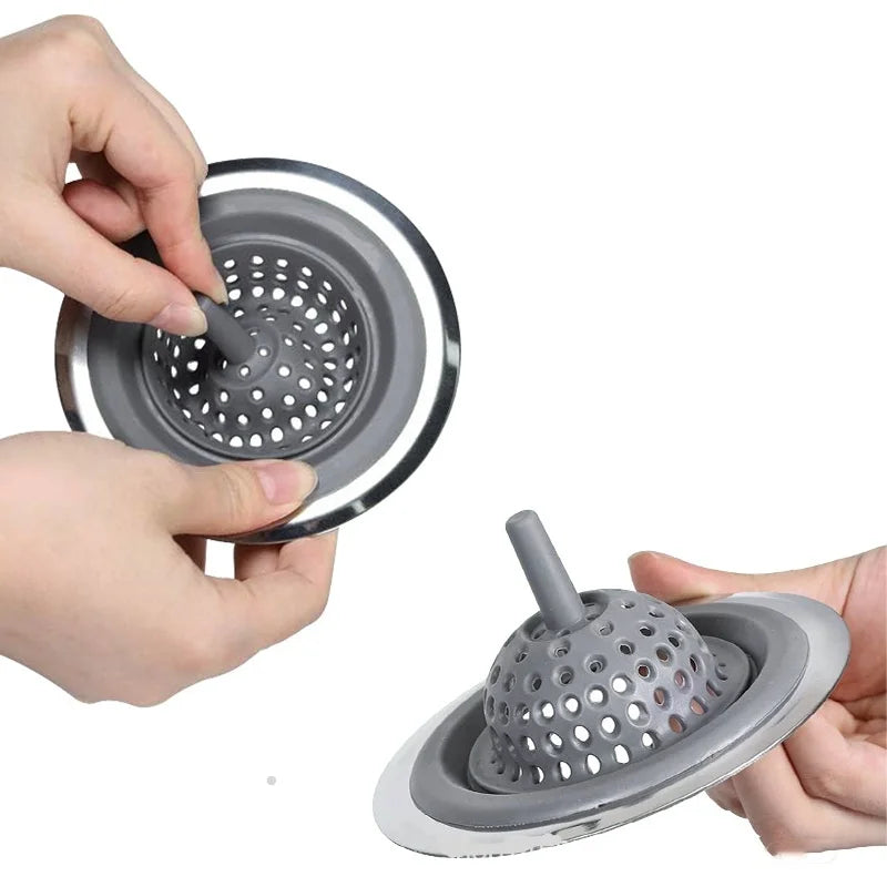 Silicone Sink Strainer – Kitchen & Bathroom Drain Filter Sink Drain Strainer Axl
