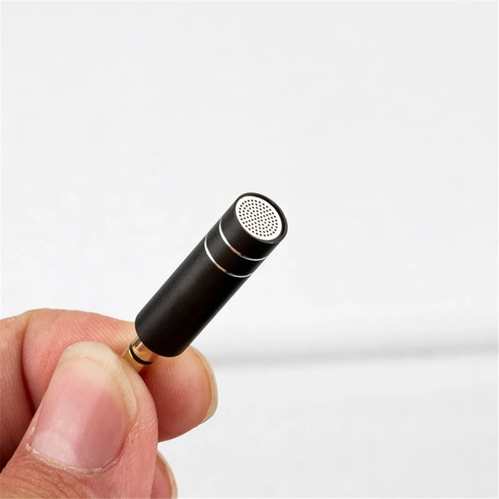 3.5mm Mini Condenser Microphone – Aux Mic for Phone & Laptop Condenser Microphone Axl