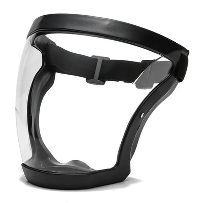 Full Face Shield Anti-Fog Anti-Splash PC Protective Visor Protective Face Shield Axl Black