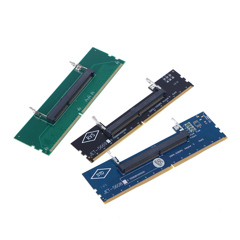 DDR3 DDR4 DDR5 SO-DIMM to Desktop DIMM Memory Adapter Card Memory Adapter Card Axl