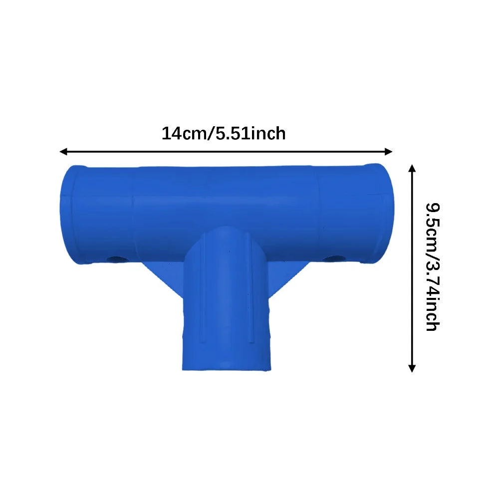 Intex 28273 Pool Hose Adapter – 40mm T-Shape PP Connector Pool Hose Adapter Axl Blue
