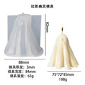 Halloween Ghost Silicone Candle Mold – DIY Cloak Ghost Design Silicone Candle Mold Axl B