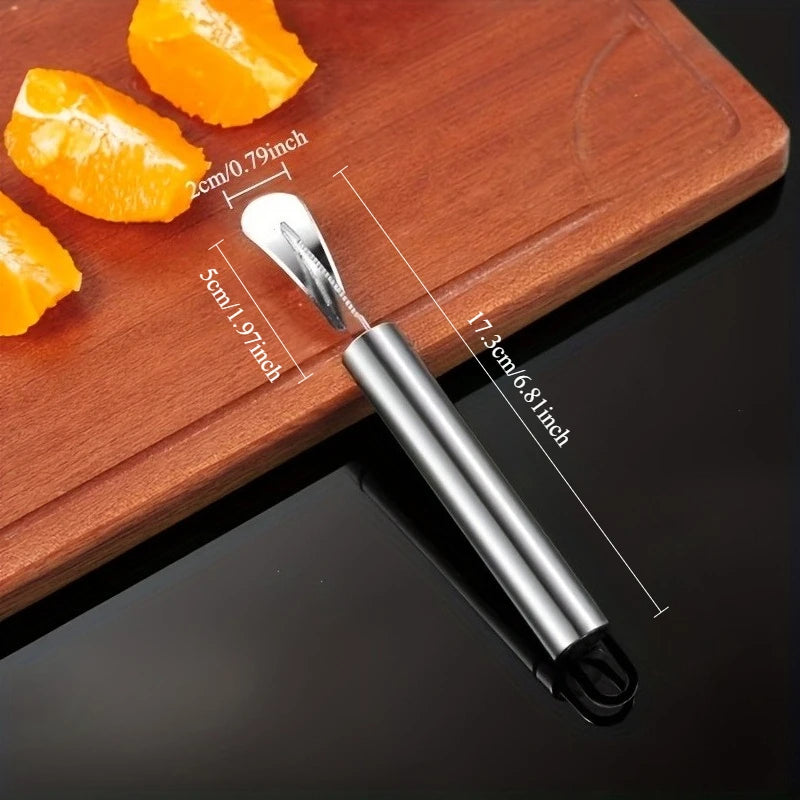 Stainless Steel Citrus Peeler Set – Orange & Lemon Knife Tools Citrus Peeler Set Axl