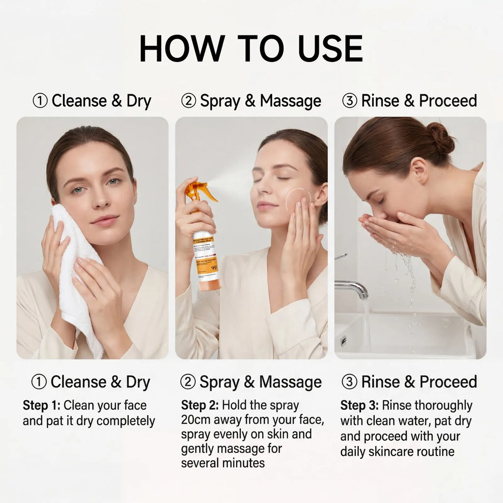 Kojic Acid Turmeric Body Spray – Brightening & Smoothing 200ml Brightening Body Spray Axl