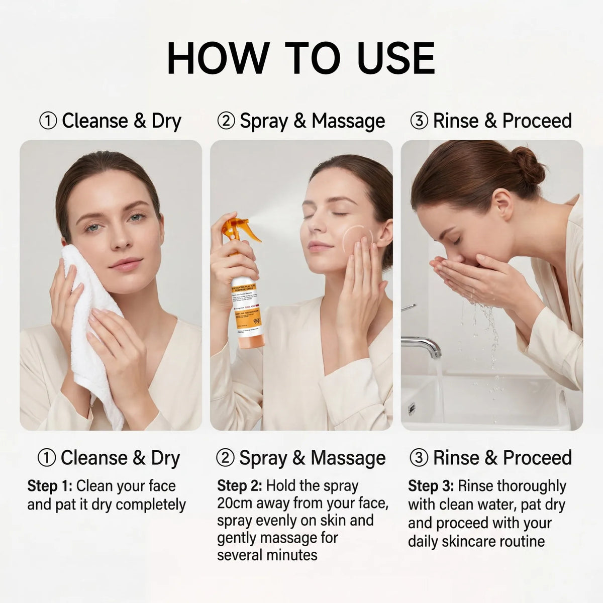 Kojic Acid Turmeric Body Spray – Brightening & Smoothing 200ml Brightening Body Spray Axl
