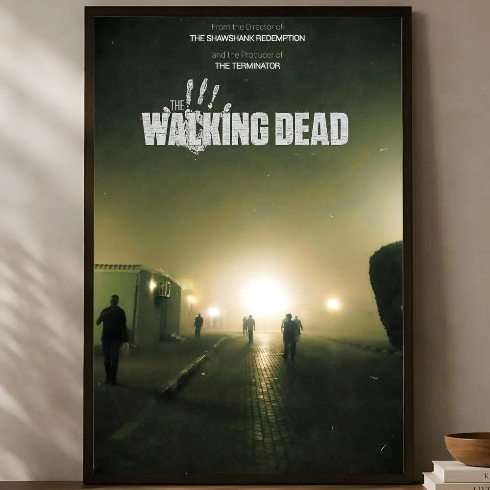 Walking Dead Self-Stick HD PVC Wall Poster – Waterproof Decor