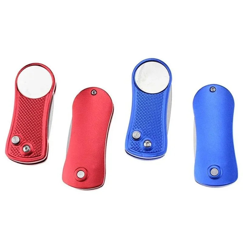 Stainless Steel Golf Divot Repair Tool – Folding Ball Fork Golf Divot Tool Axl