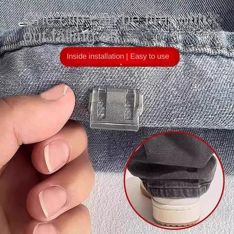 Invisible Hem Clips – No-Sew Pants Length Adjuster 4–10 Pcs Hem Clips Axl